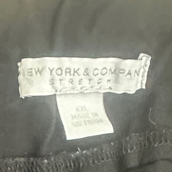 New York & Company XXL Black Stretch Pants EUC - Picture 3 of 5